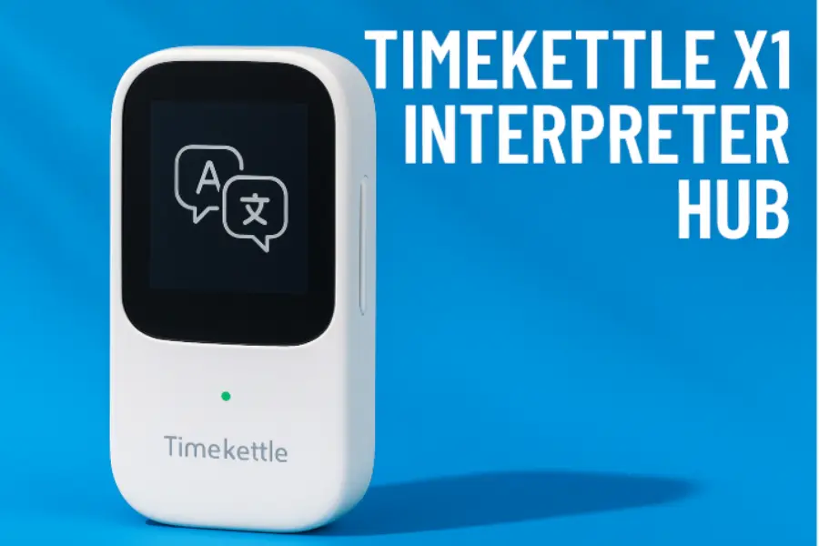 Timekettle X1 Interpreter Hub is the best AI Translator Earbuds