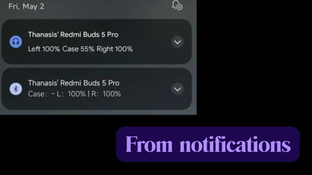 How Do You Check Battery on Earbuds From notifications