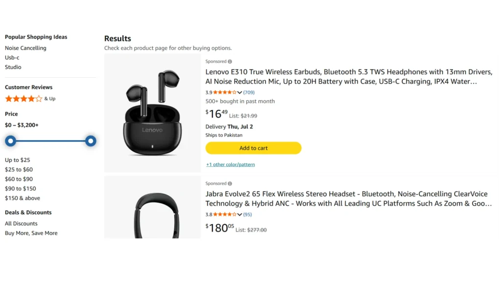 Where to Buy New Headphones answer is amazon