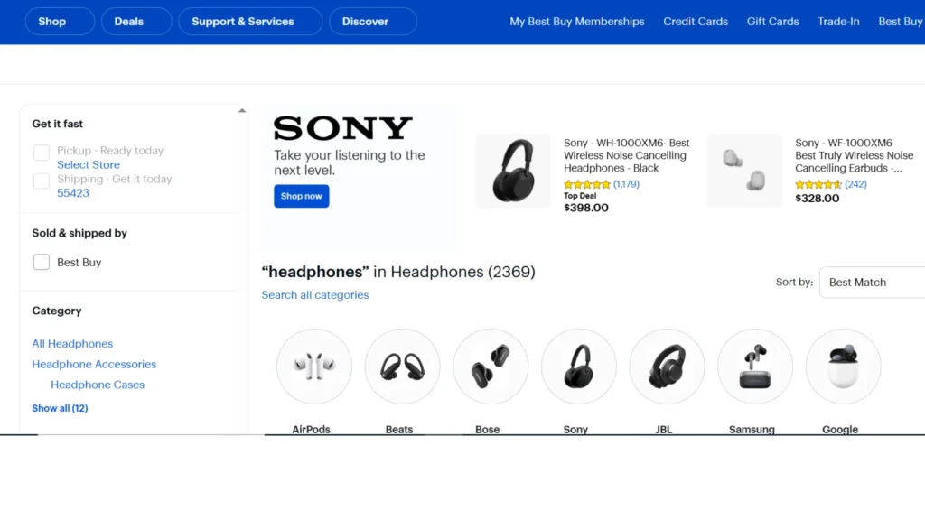 Where to Buy New Headphones best buy