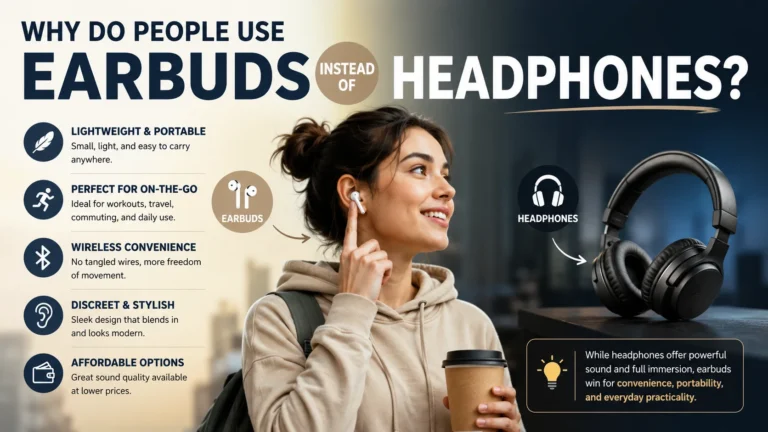 Why Do People Use Earbuds Instead of Headphones